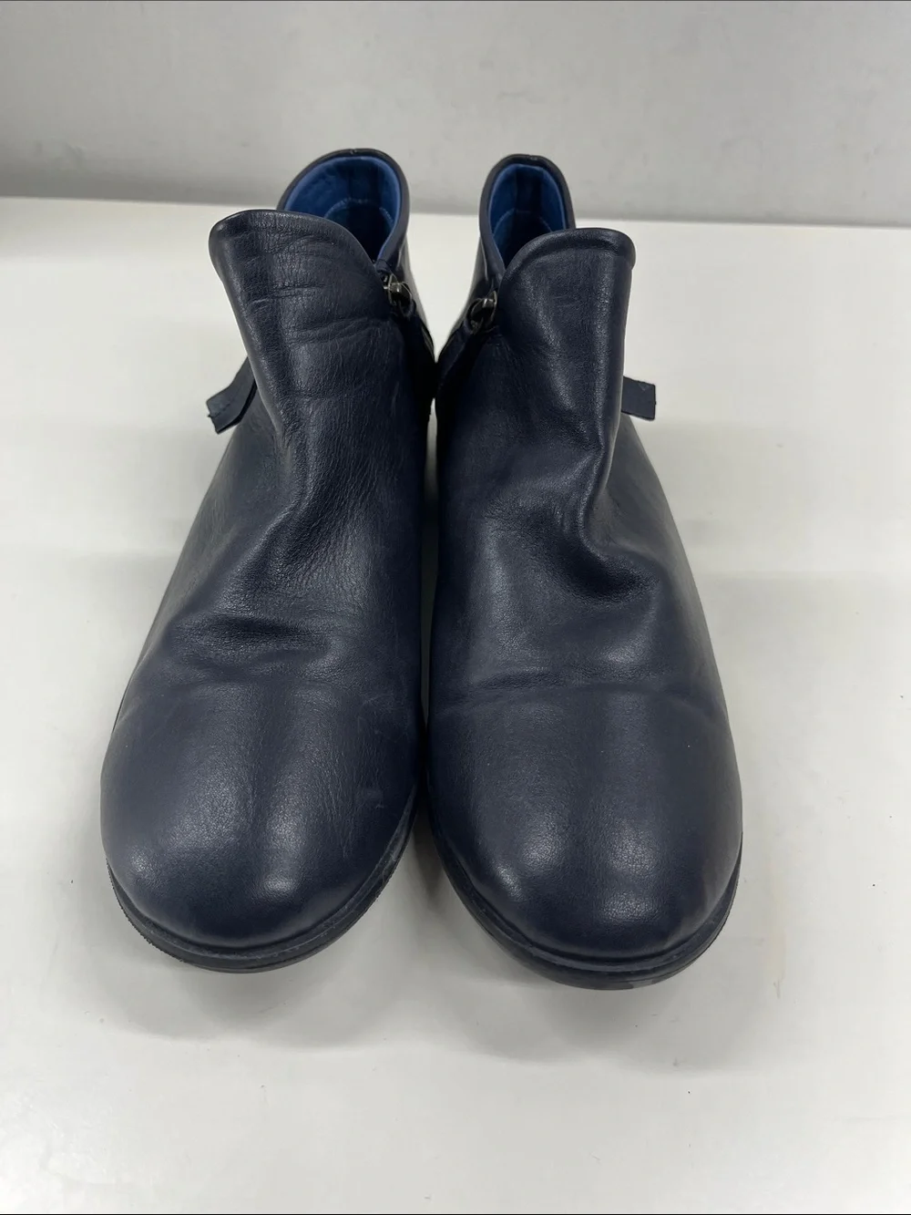 New Bueno Ankle Boots in Blue Leather Size 42